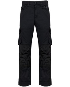 WK. Designed To Work WK742 - Men’s two-tone work trousers Black