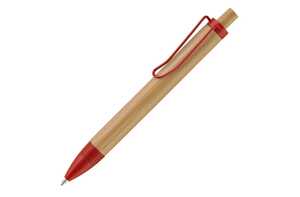 TopPoint LT87552 - Ball pen Woody Red