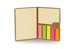 TopPoint LT90869 - Notebook + sticky notes brown