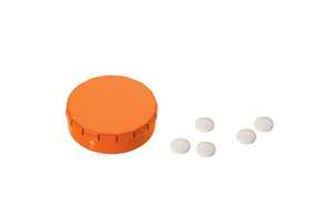 TopPoint LT91794 - Mini click tin peppermint box Orange