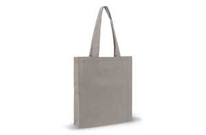 TopEarth LT95199 - Shopping bag recycled cotton 38x42x10cm Light Grey