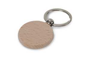 TopPoint LT99714 - Key ring wood round Ø40mm Wood