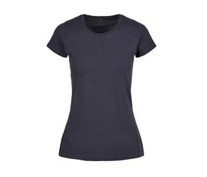 BUILD YOUR BRAND BYB012 - LADIES BASIC TEE Navy