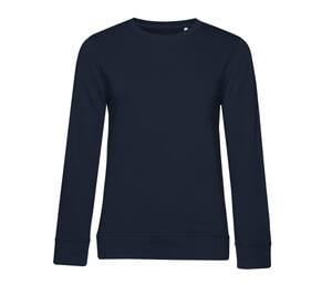 B&C BCW32B - Women's Organic Round Neck Sweatshirt Navy