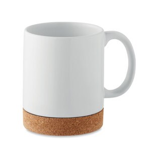 GiftRetail MO2101 - KAROO Ceramic cork mug 280 ml