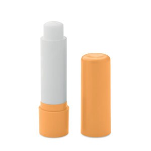 GiftRetail MO6943 - VEGAN GLOSS Vegan lip balm in recycled ABS Orange