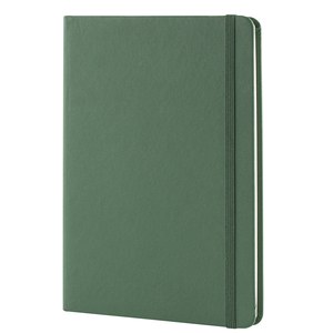 EgotierPro 30083 - A5 PU Cover Notebook with Elastic Band LUXE