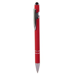 EgotierPro 37513RE - Recycled Aluminum Pen with Touch Pointer EVEN Red