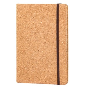 EgotierPro 38007 - Cork A5 Notebook with Bookmark & Elastic CORK SIN GOMA