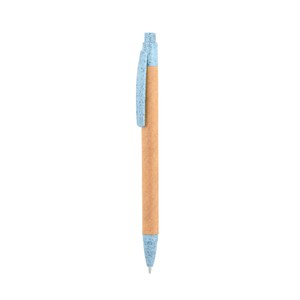 EgotierPro 39015 - Eco-Friendly Cardboard and Wheat Fiber Pen HILL Blue