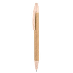 EgotierPro 39015 - Eco-Friendly Cardboard and Wheat Fiber Pen HILL Natural