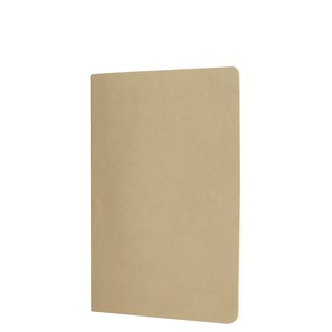 EgotierPro 39509 - 30-Sheet Cream Notebook with Cardboard Cover PARTNER Natural