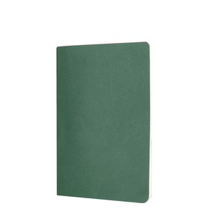 EgotierPro 39509 - 30-Sheet Cream Notebook with Cardboard Cover PARTNER Green