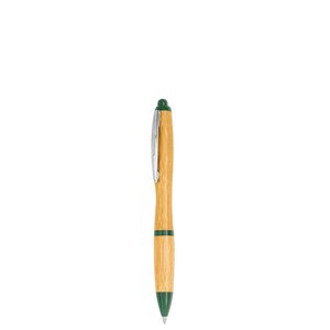 EgotierPro 39516 - Bamboo Pen with Aluminum Clip DESERT Green