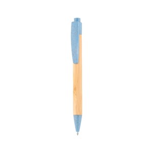 EgotierPro 50016 - Bamboo Pen with PP and Wheat Fiber MALMO Blue