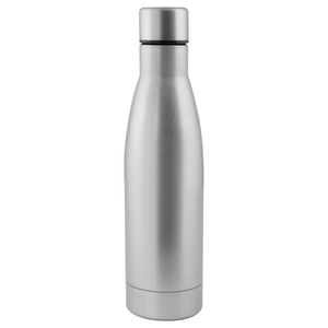 EgotierPro 50545 - 500 ml Double-Walled Stainless Steel Bottle MILKSHAKE Silver