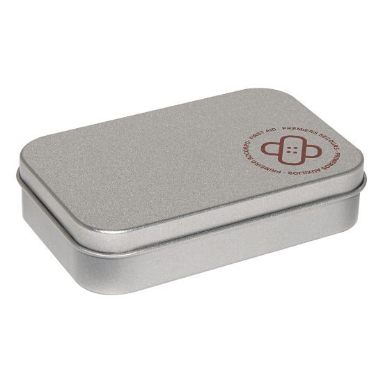 EgotierPro 52084 - First Aid Kit with Tin Box SECURITY