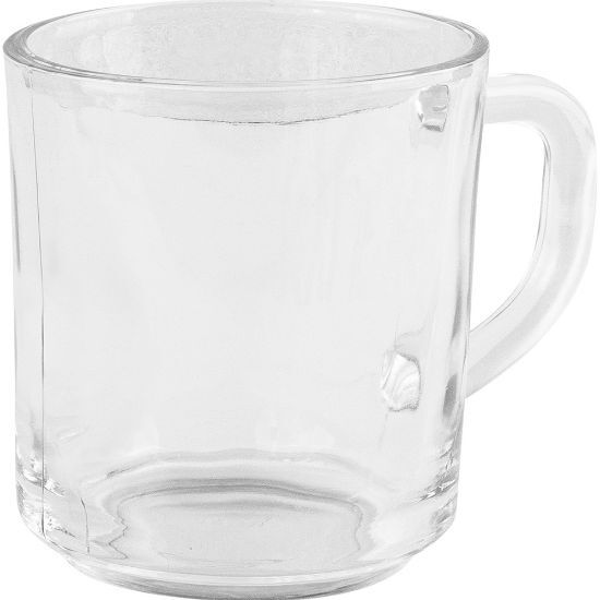 EgotierPro 53030 - 160 ml Glass Mug with Handle IBIS