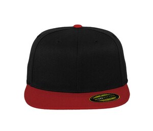 FLEXFIT F6210T - Two-tone snapback cap Black / Red