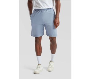 FRUIT OF THE LOOM SC202 - Unisex shorts Mineral Blue