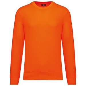 WK. Designed To Work WK405 - Unisex eco-friendly polycotton sweat-shirt Fluorescent Orange