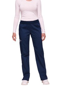 Cherokee CHWWE110 - Ladies’ mid-rise pull-on cargo trousers Navy