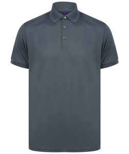 Henbury H465 - Mens recycled polyester polo shirt