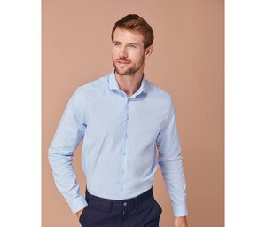 HENBURY HY532 - MENS LONG SLEEVED STRETCH SHIRT