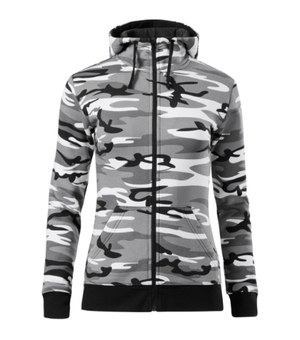 Malfini C20 - Camo Zipper Sweatshirt Ladies