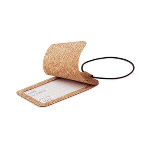 GiftRetail MO6556 - OVALIS Cork luggage tag