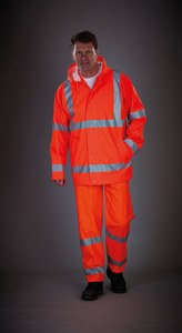 Yoko YHVS450 - Hi-Vis Soft Flex Breathable Rain Jacket