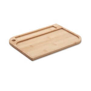 GiftRetail MO2163 - LEATA Meal plate in bamboo