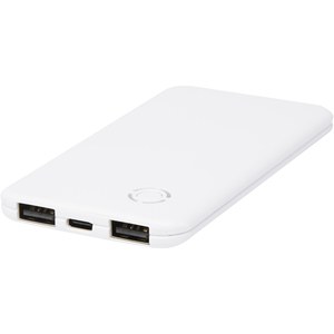 GiftRetail 124319 - Slender 4000 mAh slim dual power bank